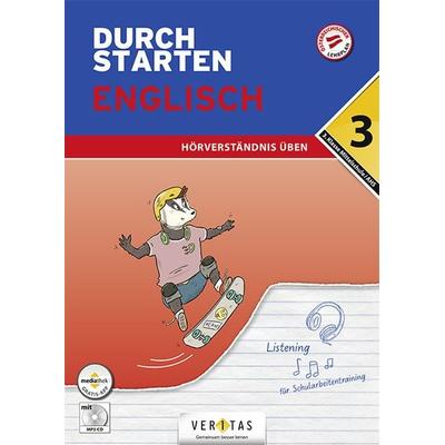 Durchstarten Englisch 3. Klasse Mittelschule/AHS Hörverständnis üben (mit Audio-CD), Set von Nicole Eisinger-Müllner,Julie Eiwen, VERITAS Verlags- und