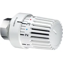 Oventrop Thermostatkopf Uni LA 1613401 weiss, für Herz Thermostatventile