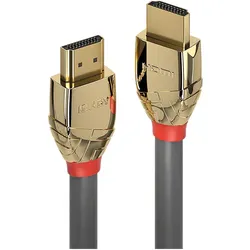 Lindy HDMI (Typ A) — HDMI (Typ A) (7.50 m), Videokabel, Gold
