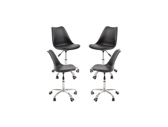 4er Set Neo Stühle - Schwarz