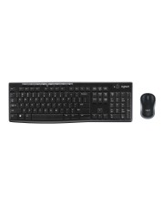 Logitech MK270 Wireless Combo Maus Tastatur drahtlos 2,4 GHz Deutsch Schwarz (920-004511)