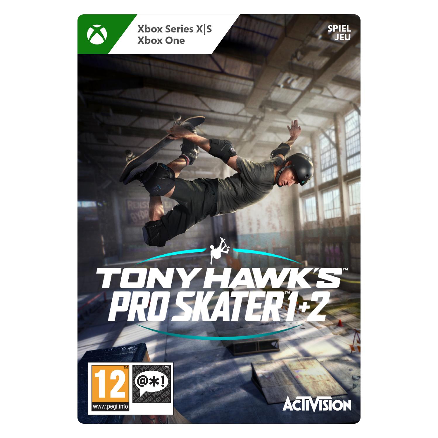 Microsoft Xbox Tony Hawks Pro Skater 1 + 2 - Standard Edition Download Code (Xbox One S, Xbox One X, Xbox Series S, Xbox Series X) (G7Q-00260)