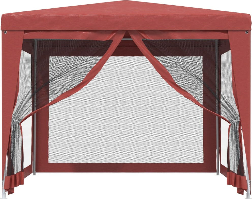 Dakota Fields Andranae 3m x 3m Iron Party Tent Red 3 x 3 m