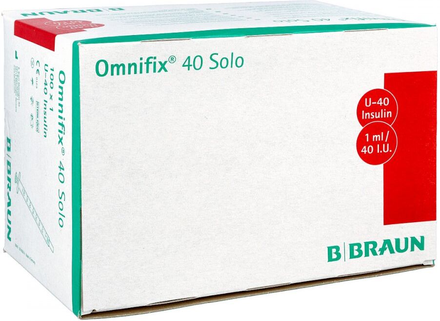 Ominifix Solo 40 Insulin Einmalspritzen