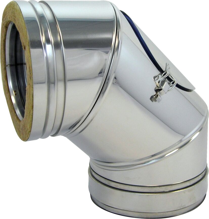 Bertrams Dw segment coude 22SB90-300 300 mm, 90°, avec fermeture de nettoyage VD