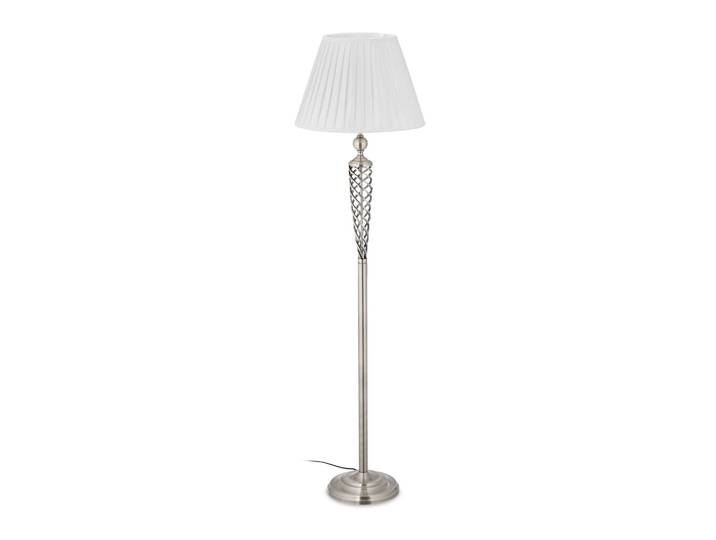 Stehlampe antik Weiss-Silber