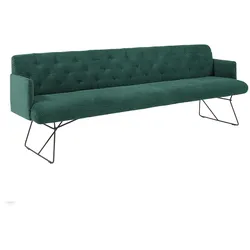 KAWOLA Esszimmerbank CHARME Cord smaragd 186cm