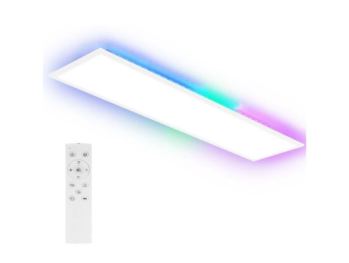 Plafonnier fer blanc 29.5x119.5x5.6cm led 36w