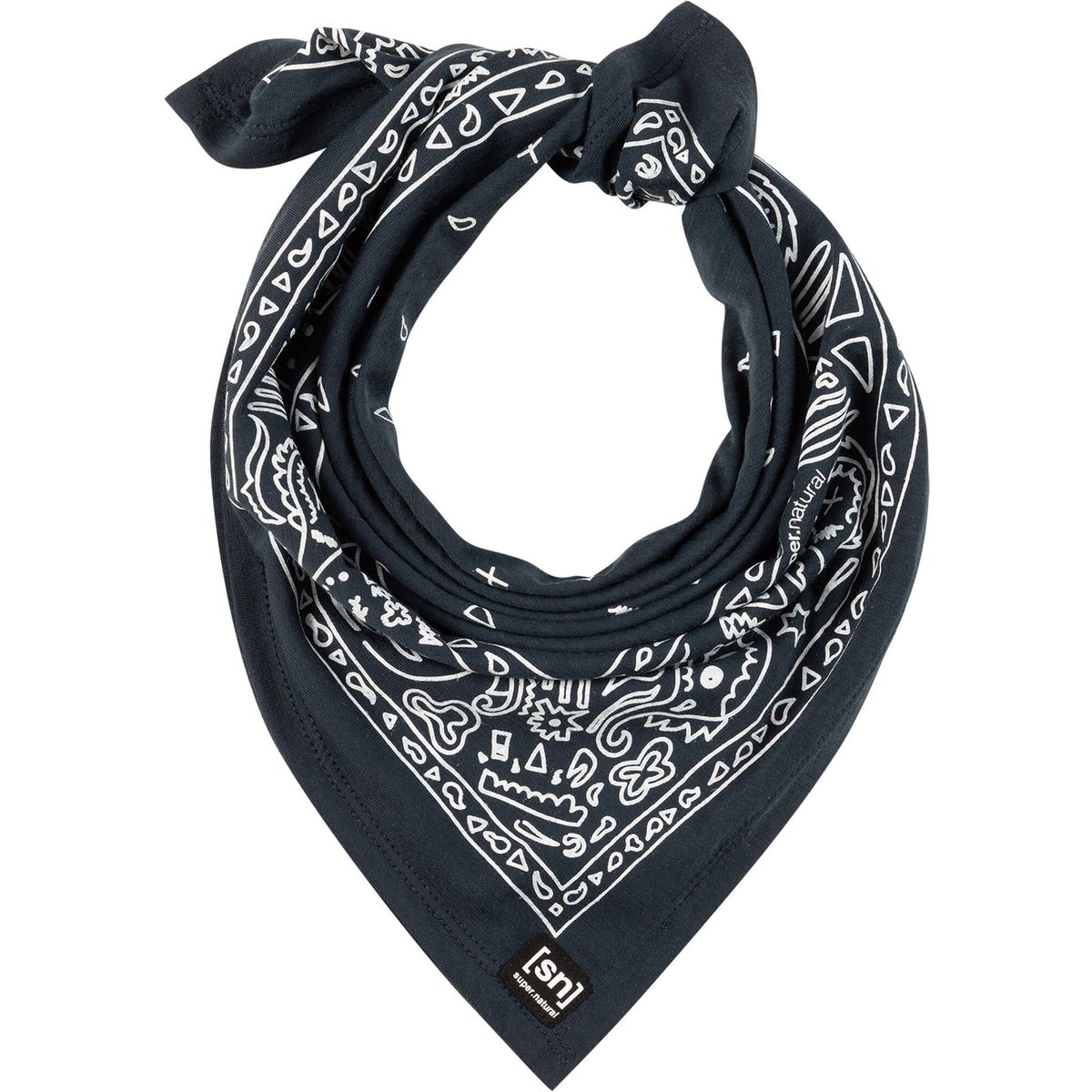 Super.Natural Pattern Bandana blueberry/fresh white (W21) OS SNA001860W21OS