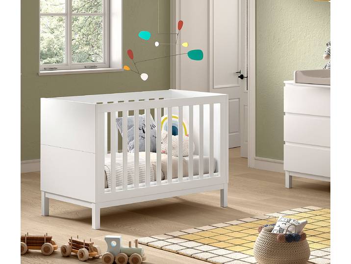 Lit bébé 60 x 120cm Blanc