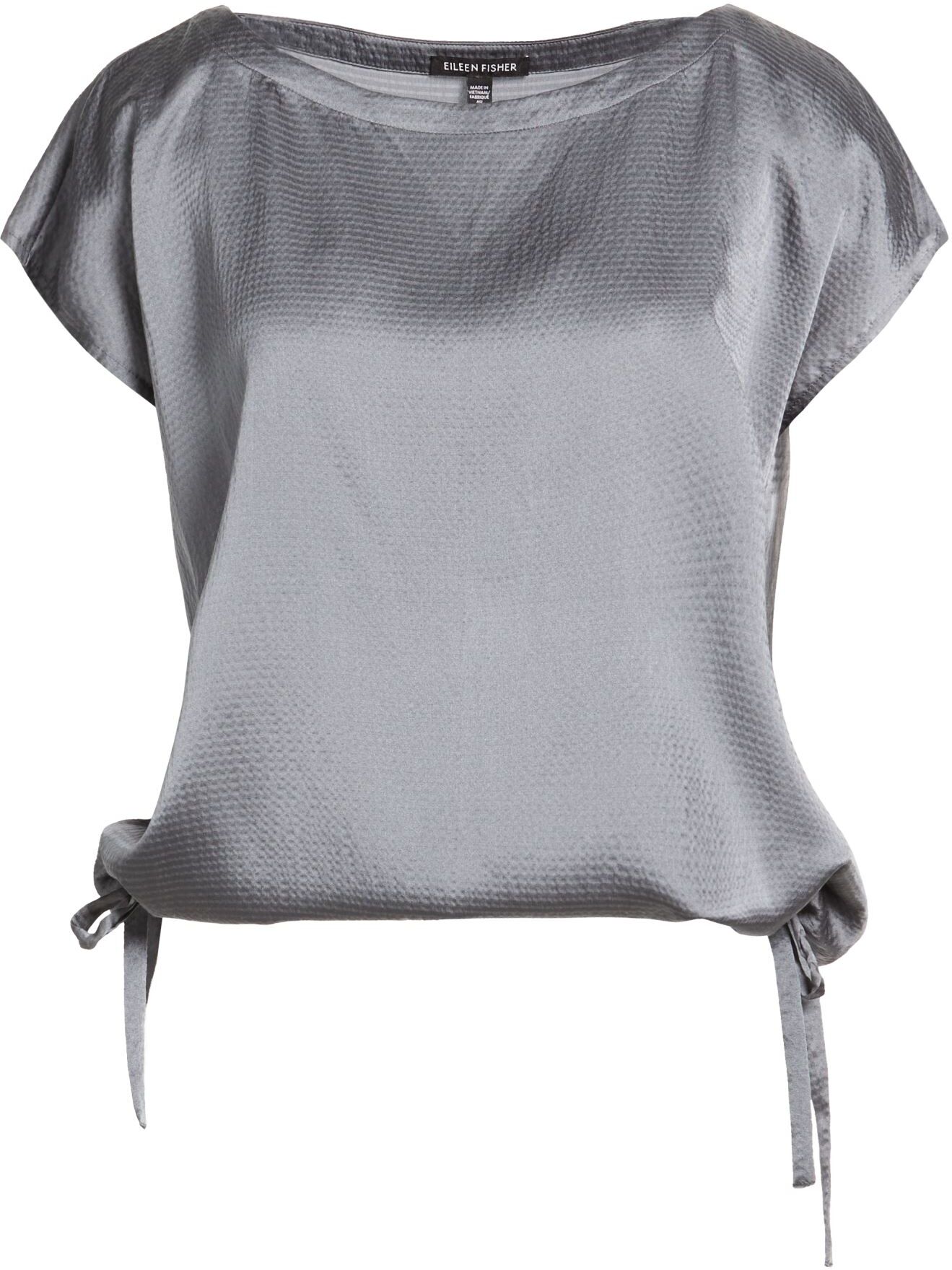 Eileen Fisher Top Mujer Gris L,M Mujer