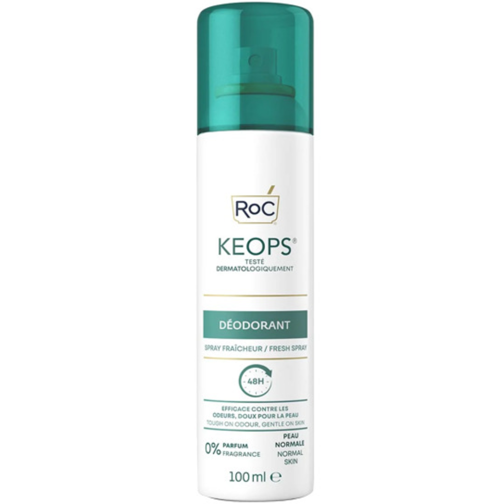 Roc Keops Fresh Spray Desodorante Transpiración Intensa 100mL