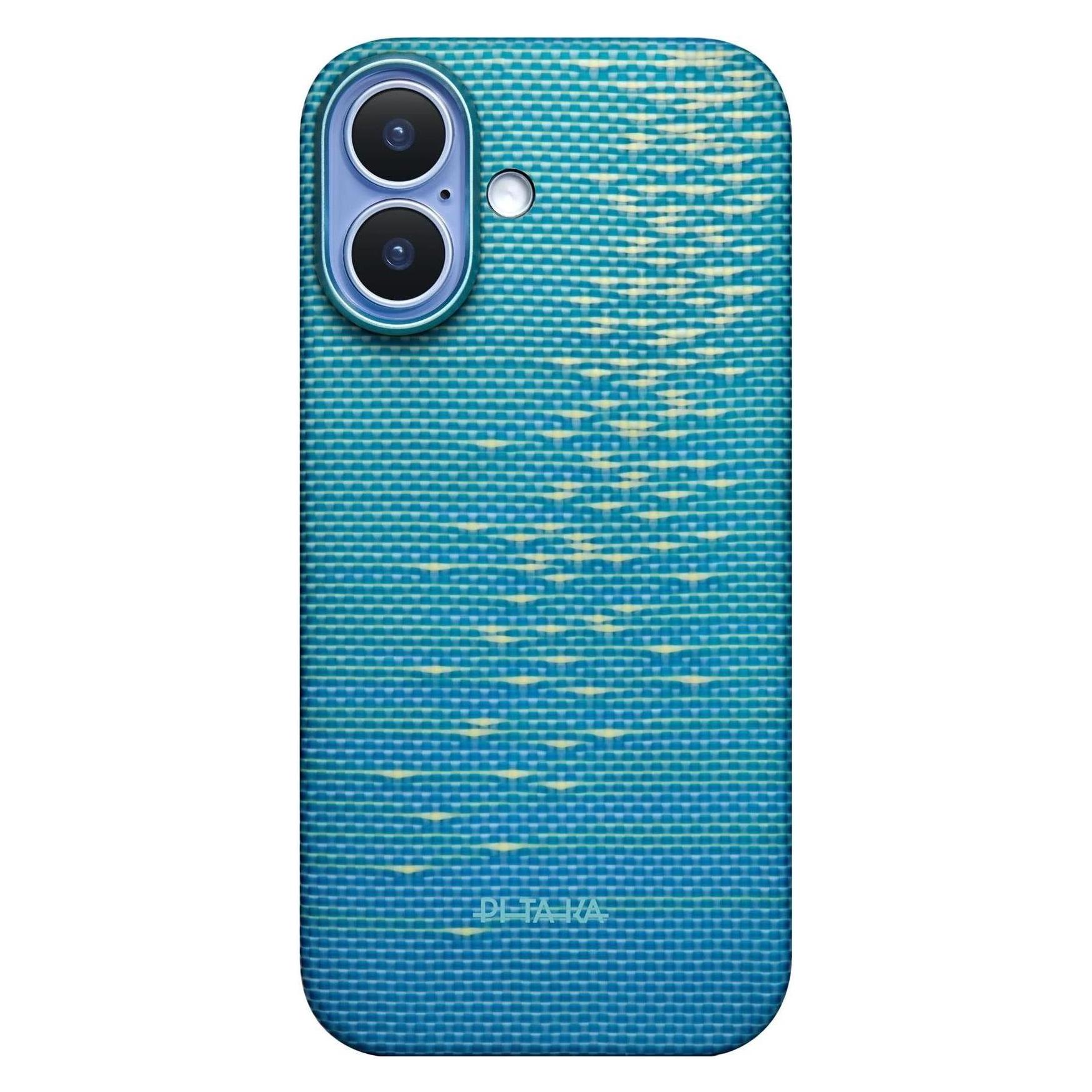 Pitaka MagSafe Backcover aus echtem Aramid Ultra-Slim Case Case Lucid Blue (Apple iPhone 17) (KI1702AG)