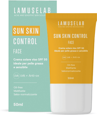 Lamuselab Sun Skin Control SPF 50 Crema Solare Viso 50 ml