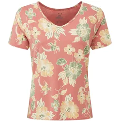 Sherpa Damen Neha T-Shirt - S - Floral Brick Dust Floral