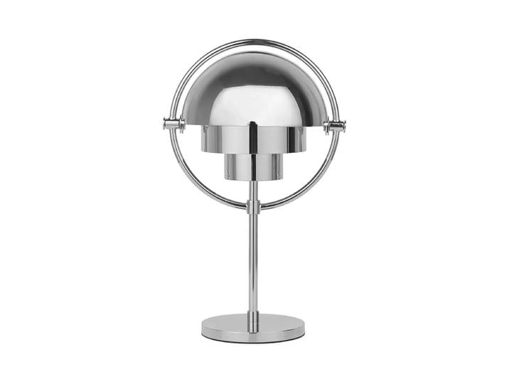 GUBI - Multi-Lite Portable Akku Tischleuchte, Chrom glänzend