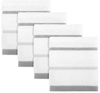 Izod Sandbar Grey 4-Pack Washcloth Set