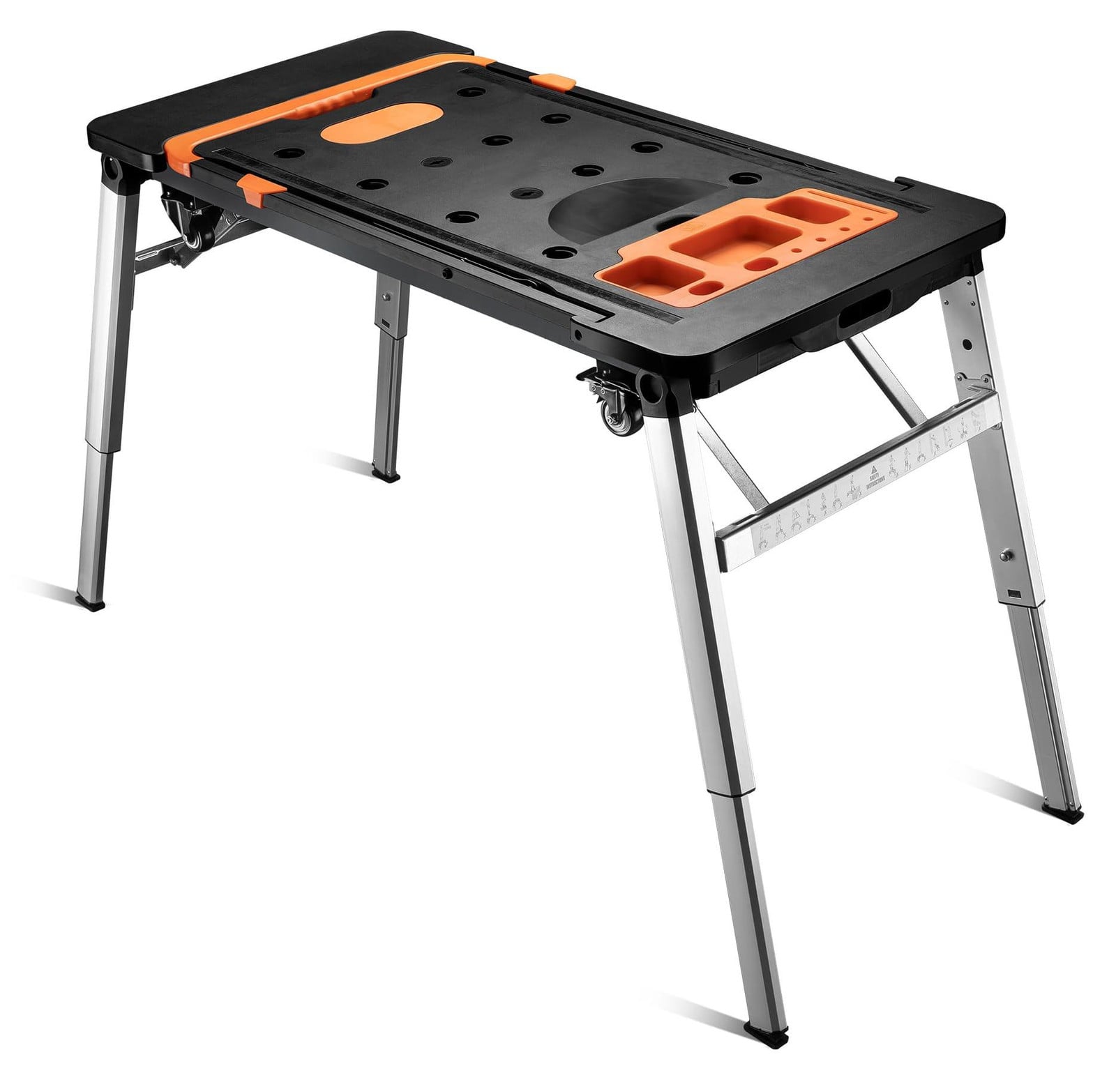 Dripio Multifunctionele 7-in-1 inklapbare werkbank met 200 kg draagvermogen, B/D/H: 108,5 x 55 x 52 cm