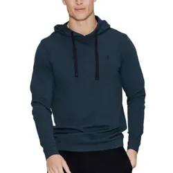 JBS of Denmark Bamboo Blend Hoodie Marine Medium Herren