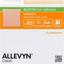 Allevyn Non Adhesive 5x5cm Kompressen 10 ST