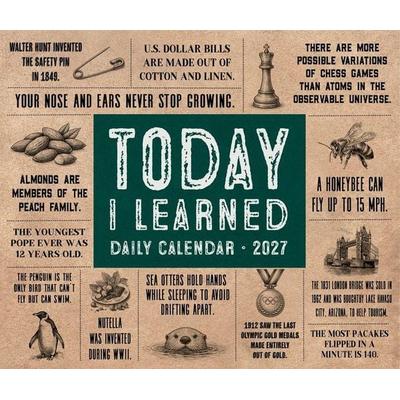 Today I Learned (Til) 2027 5.4 X 6.2 Box Calendar