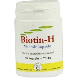BIOTIN H Vitaminkapseln 60 St