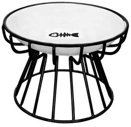 Uplift Essentials Orthopedic Elevated Ceramic Pet Dining Set fish Bone