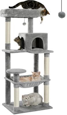 Uplifted Finds Cloud Plush Multi Level Architectural Cat Tower c
