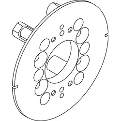 Ideal Standard Rosettenhalter ARCHIMODULE A860853NU