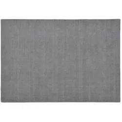 Handweb-Teppich  Vinaya , grau , Wolle , Maße (cm): B: 70