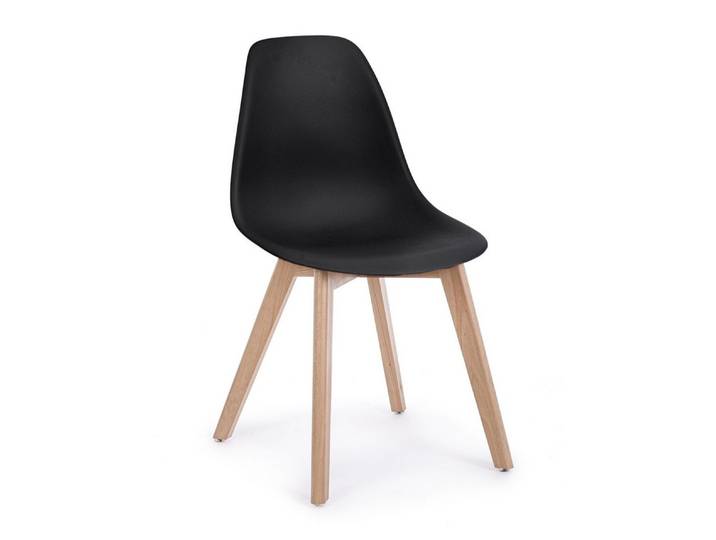 Feeling4Home Stuhl System 4er-Set, Schwarz