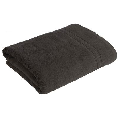 Saunatuch WEWO FASHION "9518ST", grau (anthrazit), B:80cm L:200cm, Frottee, Frottier, Handtücher, saugstark