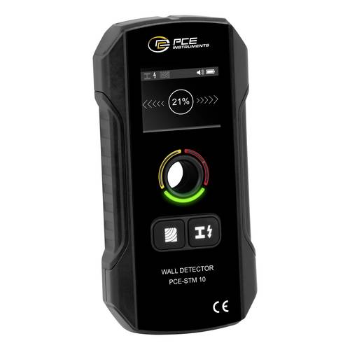 PCE Instruments Kabelsucher mit Markierungsloch PCE-STM 10 |Metall Holzbalken Stromleitungen |Alarm visuell akustisch