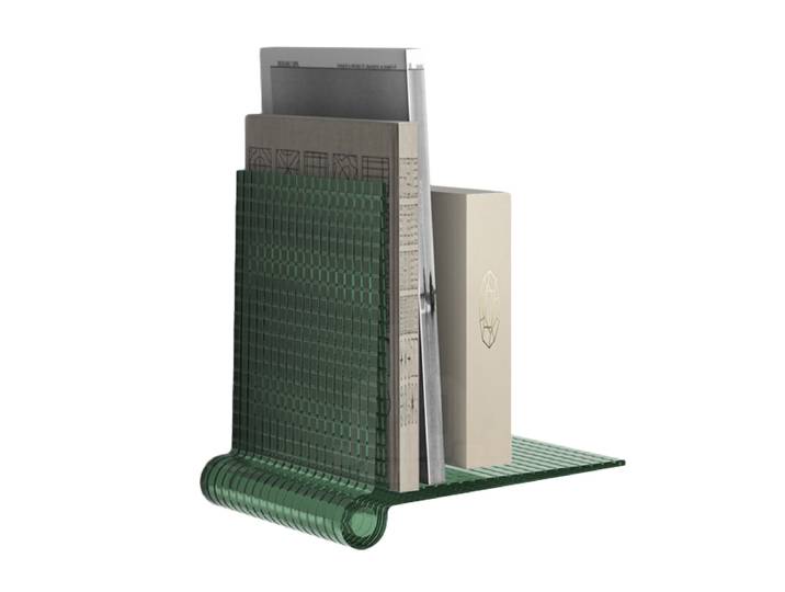 KARTELL set de 2 étagères KITE SHELVES (Vert - Technopolymère thermoplastique transparent)