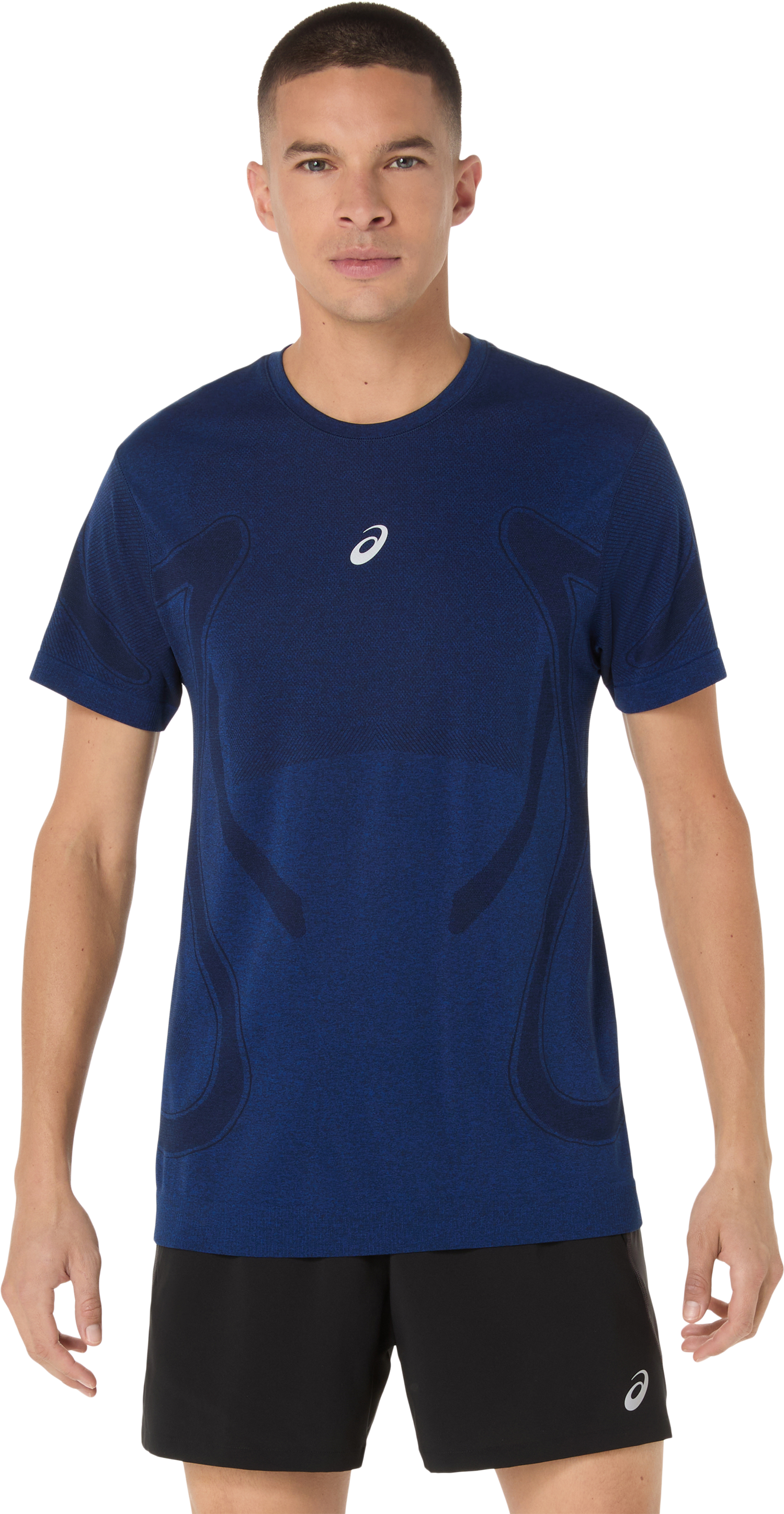Asics Men´s Road Seamless Ss Top Midnight, XL
