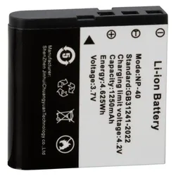 Easypix GoXtreme Lithium-Ionen Akku f.VX7230 (Kamera Akku), Kamera Stromversorgung, Weiss, Schwarz