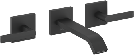 Dornbracht IMO Waschtisch-Wandarmatur 36712671-33 ohne Ablaufgarnitur, Schwarz matt