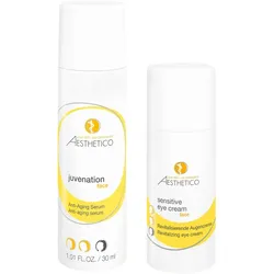 Aesthetico Sparset Sensitive Eye Cream 15 ml + Juvenation Serum 30 ml