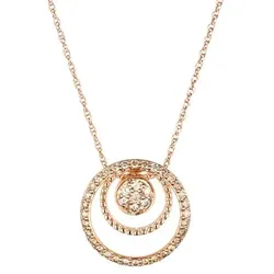 ARGYLE Anhänger mit Kette 39 Brillanten zus. ca. 0,50ct Roségold 585
