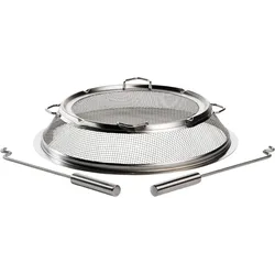 Solo Stove Bonfire Funkenschutz + 2 Heber | Edelstahl