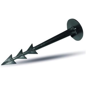 NOOR Bodenanker für Bodenvlies, 12 cm, aus Kunststoff, 100 Stück
