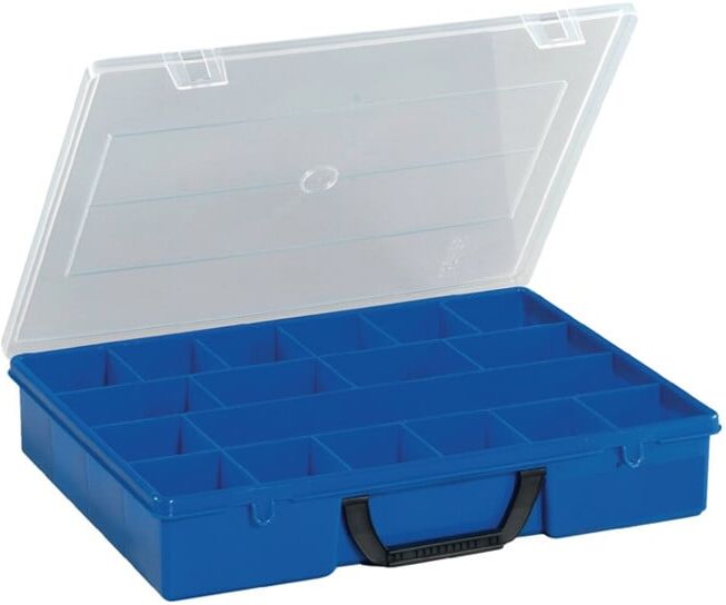 Mallette de rangement l.365xP290xH65mm 18 comp. ; Industrial Quality Supplies (196SO4180200)