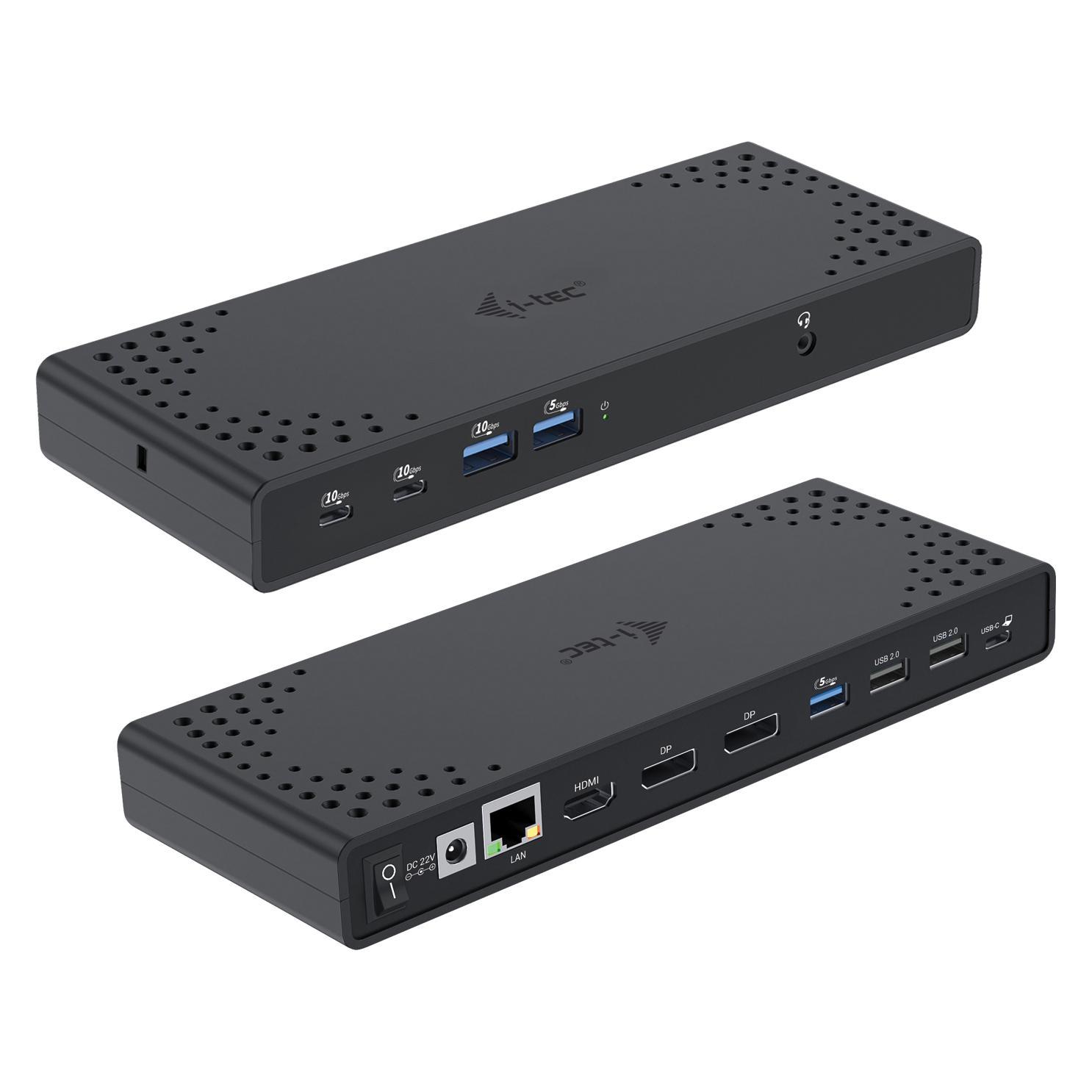 i-tec USB-C Triple Display Docking (USB-C, 7 Ports) (C31TRIPLE4KDOCKPDIT)