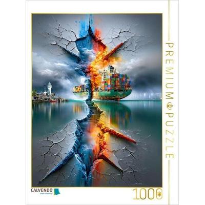 CALVENDO Puzzle Horizonte der Schifffahrt | 1000 Teile Lege-Größe 64x48cm Foto-Puzzle für glückliche Stunden, von , Calvendo Puzzle