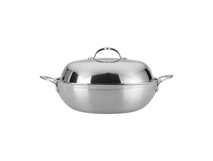 Hestan Wok avec couvercle Hestan Probond 36 cm Acier inoxydable