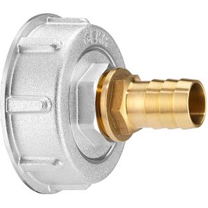 GEKA IBC-Adapter 30.0041.8, aus Messing, für S60x6 Gewinde, mit 3/4 Zoll Schlauchtülle