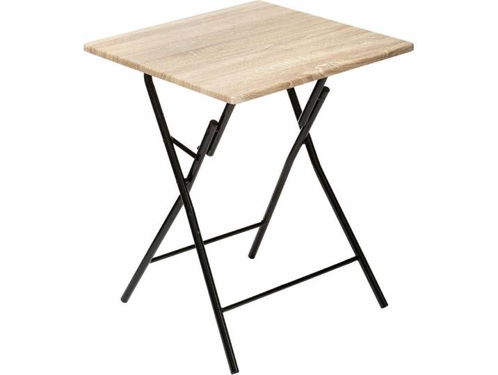 2 sièges Table pliante 60x60 Beige Five