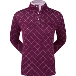 FootJoy Layer Quilted Jersey, weinrot