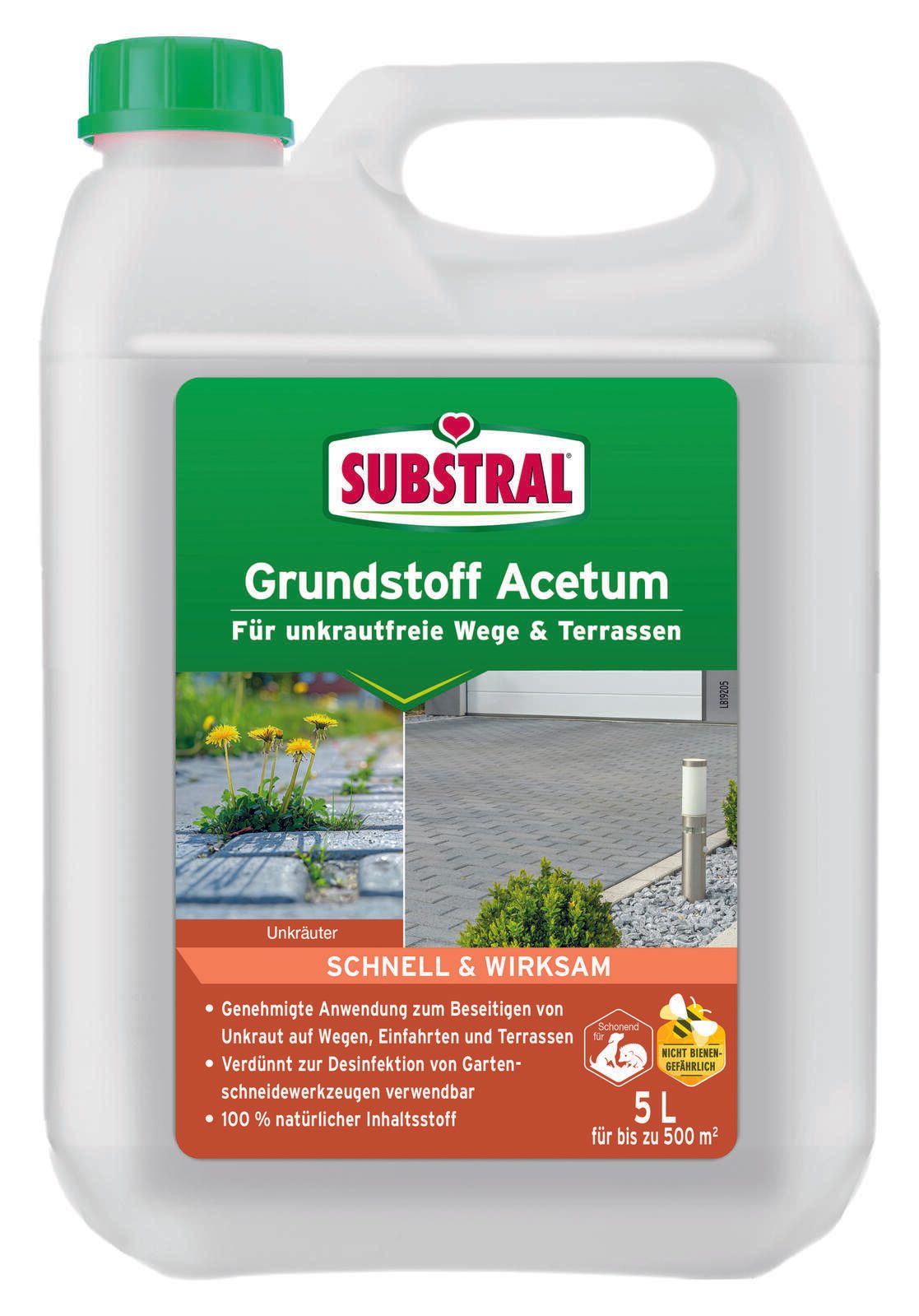 SUBSTRAL® Unkrautvernichter Grundstoff Acetum 5,0 l 30620