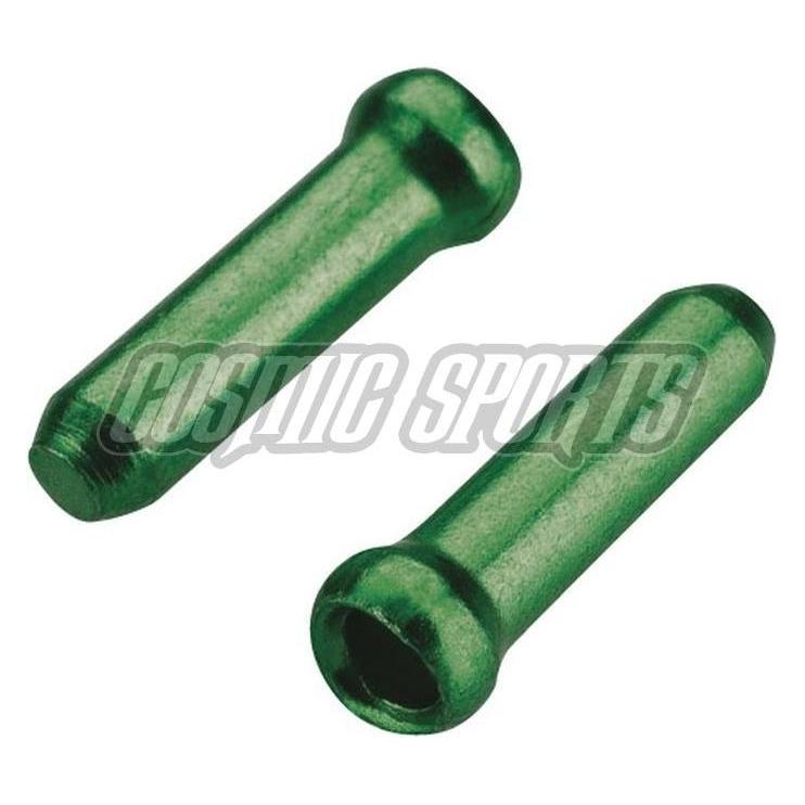 Jagwire BOT117-C61 Cable Tips, Brake or Shift, Cash green (500pcs) (JA7355)